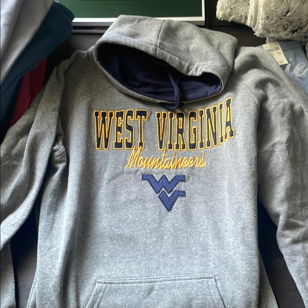 West Virginia Mountaineers Gray Hoodie